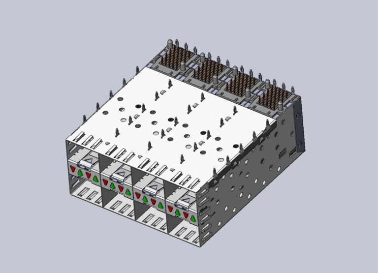 SFP 2X4 Cage Connector