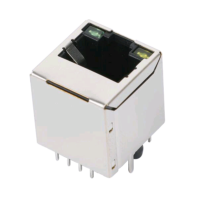 RJ45 10/100 Base-T Single Port with LED J11VH5153NPF1(Cross out WE 74990101210)
