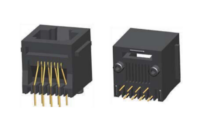Modular Jack RJ45, receptacle, 1x1 port, Vertical, Unshielded, W/Flange, W/O LEDs JV11-53A8X