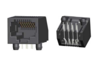 Modular Jack RJ45 1x1 port Tab Down, Unshielded, W/O LEDs JD11-66A8X