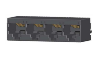 Modular Jack RJ45 1x4 port Vertical, Unshielded, W/O LEDs JV14-6788AX