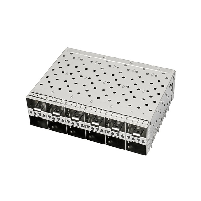 2X6 Stacked SFP Cage And Connector