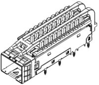 QSFP+ 1x1 cage