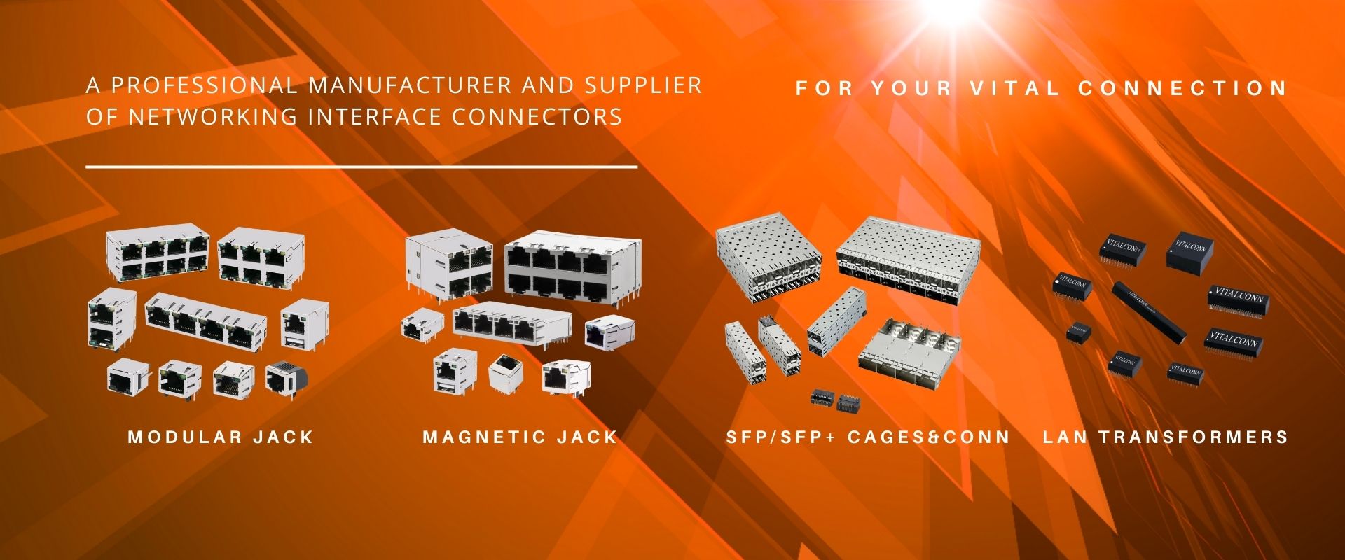 Vitalconn connector catalogries