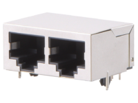 RJ45 Jack Connector 1x2 Tab Down JD124H01UPB7