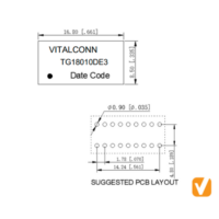 Ethernet Transformer Module 10/100/1000 BASE-T SINGLE PORT MAGNETICS MODULE NO. : TG18010DE3