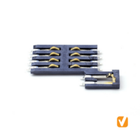 Smart Card Sockt Connector, H=1.4, LCP Black, Terminal C5210, Stainless Steel Shield VTC102014182