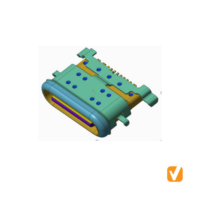 Waterproof USB Type C Female Connector