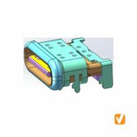 Waterproof USB Type C Female Connector