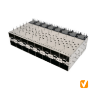TE 1-2149490-5 Replacement Vitalconn S202H23004BA4 SFP+ 2X8 CAGE+CONNECTOR