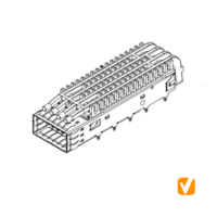 QSFP 28G 1X1 CAGE WITH HEATSINK S5012W0100SA4