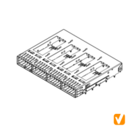 QSFP 28G 1X4 CAGE W/O HEATSINK, W/O Light Pipe S501400000SA4