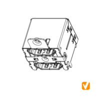 Vitalconn Double HDMI Type A Female DIP Type