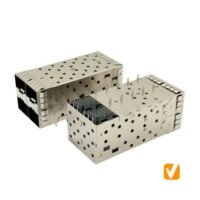 2X2 Stacked SFP+ Cage