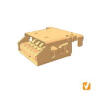 USB 3.0 Type A Female Connector Reverse Offset MPN#UA4013132E1