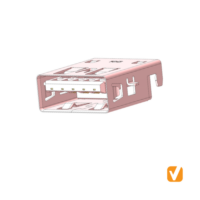 USB 3.1 Type A Female Connector Reverse Offset MPN#UA4016372E1