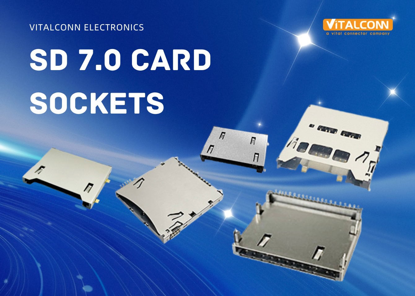 Vitalconn SD 7.0 card sockets series