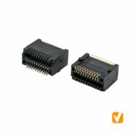 SFP Connector 20PIN 15u'' Gold Plating PN#S2C2100D00CA4 Replacement of 74441-0010