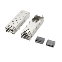 SFP+ 1X1 Connector Press Fit Vitalconn S2C2100D00BA4(Cross out MOLEX 74441-0010)