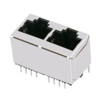 1000 Base-T 1x1 Tab Down RJ45 with LED and PoE JD112142TPH1(Cross out XMULTIPLE XRJDB-S-02-8-8-4)