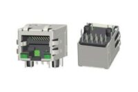 1000 Mbps 10P 8C RJ45 Connector with LED and Filter J11GG116DPT1F1(Cross out WÜRTH ELEKTRONIK 7499111121A)