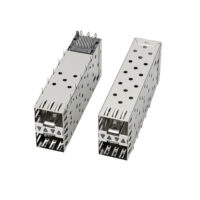 SFP Plus 2X1 Cage and Connector S2N3A23004BA4(Cross out ALL BEST R-DP-008040-7-F-N-62)