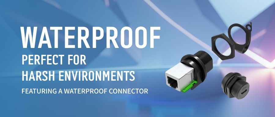 waterproof connectors product display