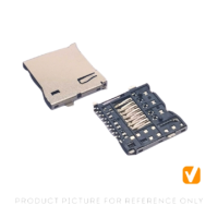 micro SD card socket push-push