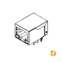 RJ45 connector single port Gigabit