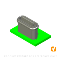 USB Type-C 16-pin vertical waterproof receptacle