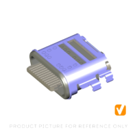 USB Type-C 24-pin IP68 waterproof receptacle