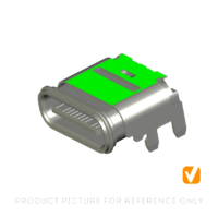 USB Type-C 16-pin IP67 LIM waterproof receptacle
