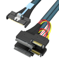 MCIO 8X to 2x U.2 cable