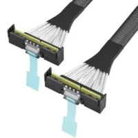 MCIO 16X to MCIO 16X 90 degree cable