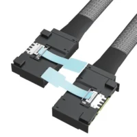 MCIO 16X left angle to right angle cable