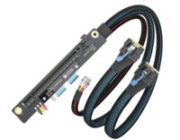 PCIe X16 to 2x SlimSAS SFF-8654 8i cable